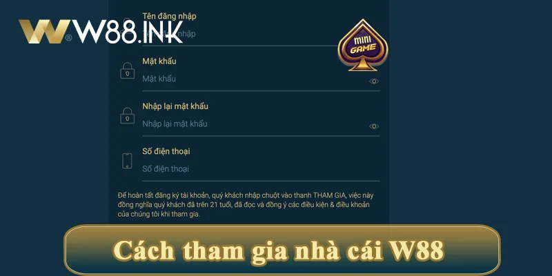 Cách tham gia nhà cái W88 