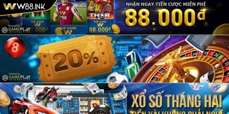 Cách nhận khuyến mãi W88