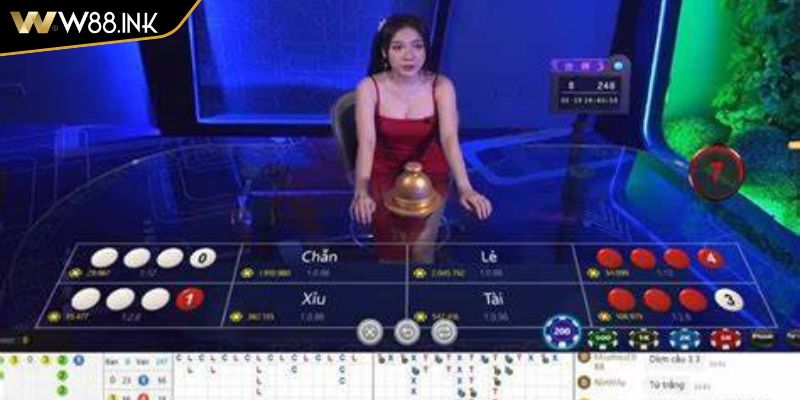 Xóc đĩa live W88 kết hợp hài hoà